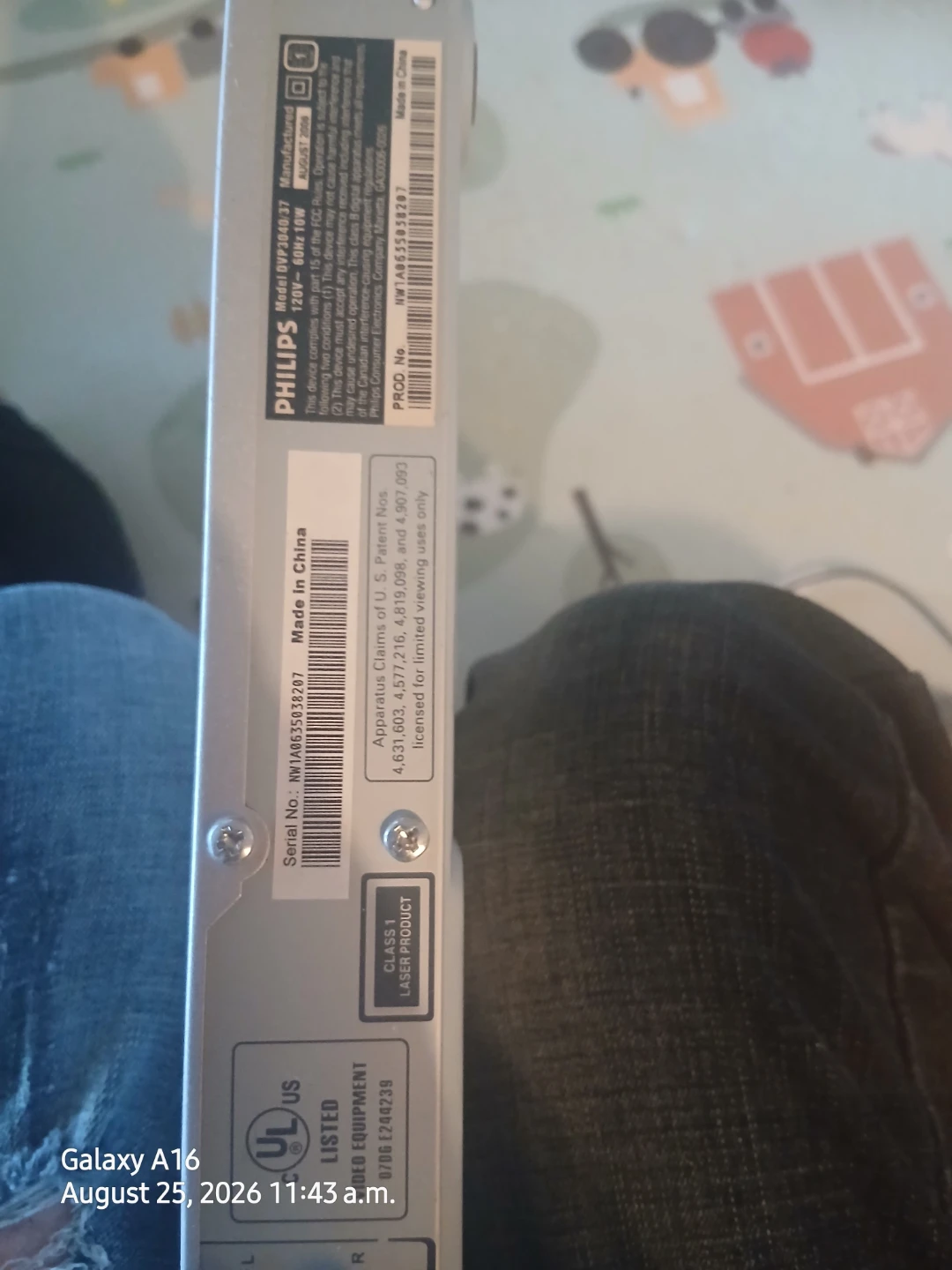 Philips DVP3040 DVD Player - photo 5