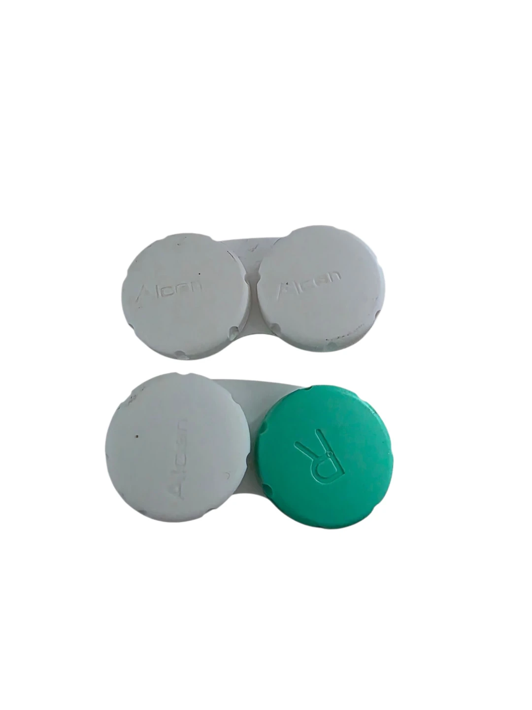 Two contact lens containers (lens cases)
