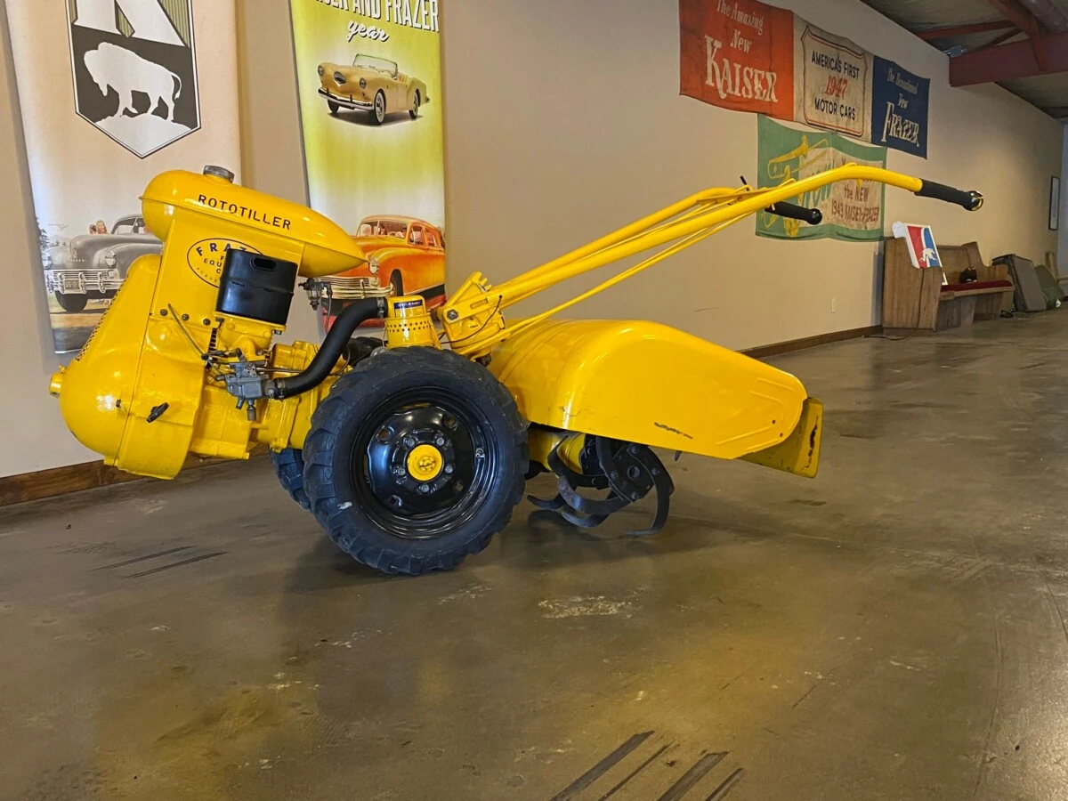Vintage Yellow Roto Tiller - photo 4