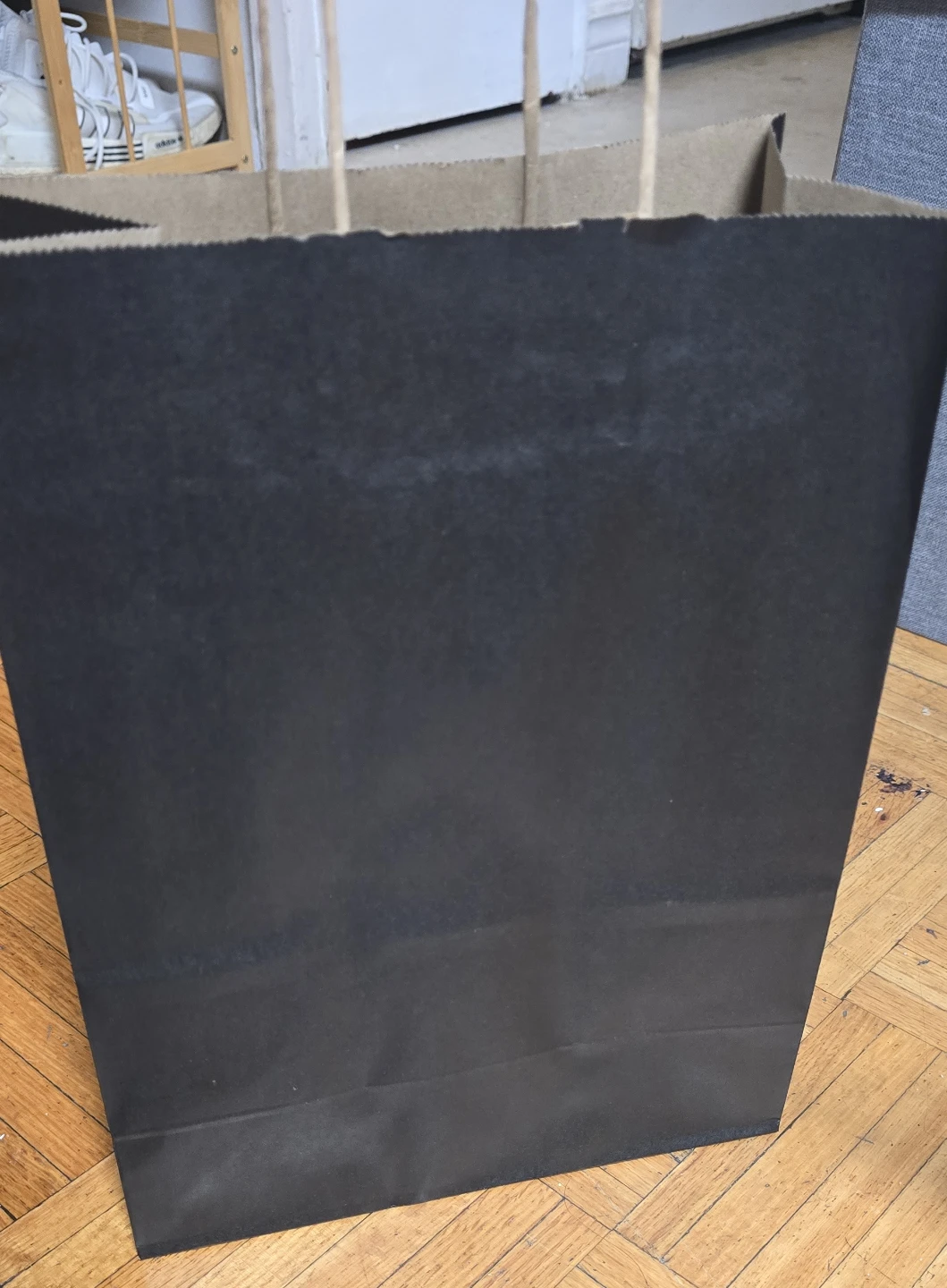 50 New BagDream Black Kraft Paper Gift Bags 10x5x13 Inch - photo 2