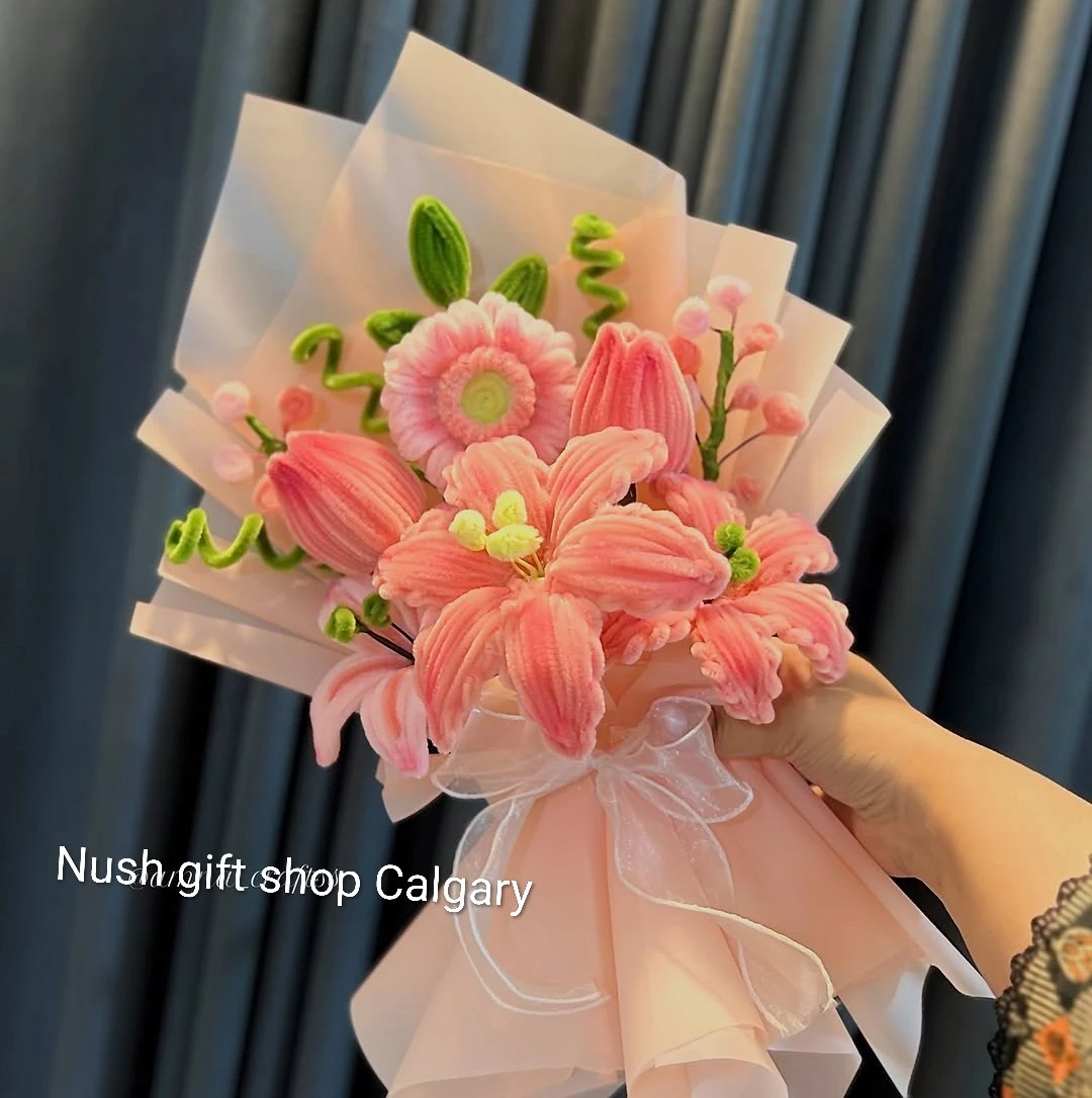 Nush customized Pink Floral Bouquet
