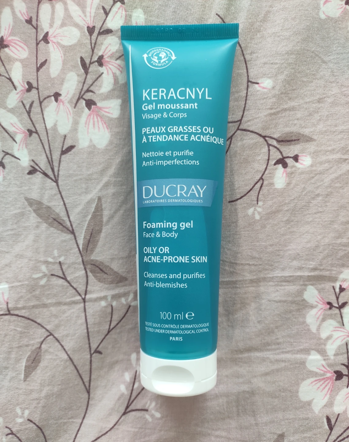 Ducray Keracnyl Foaming Gel for Oily & Acne-Prone Skin