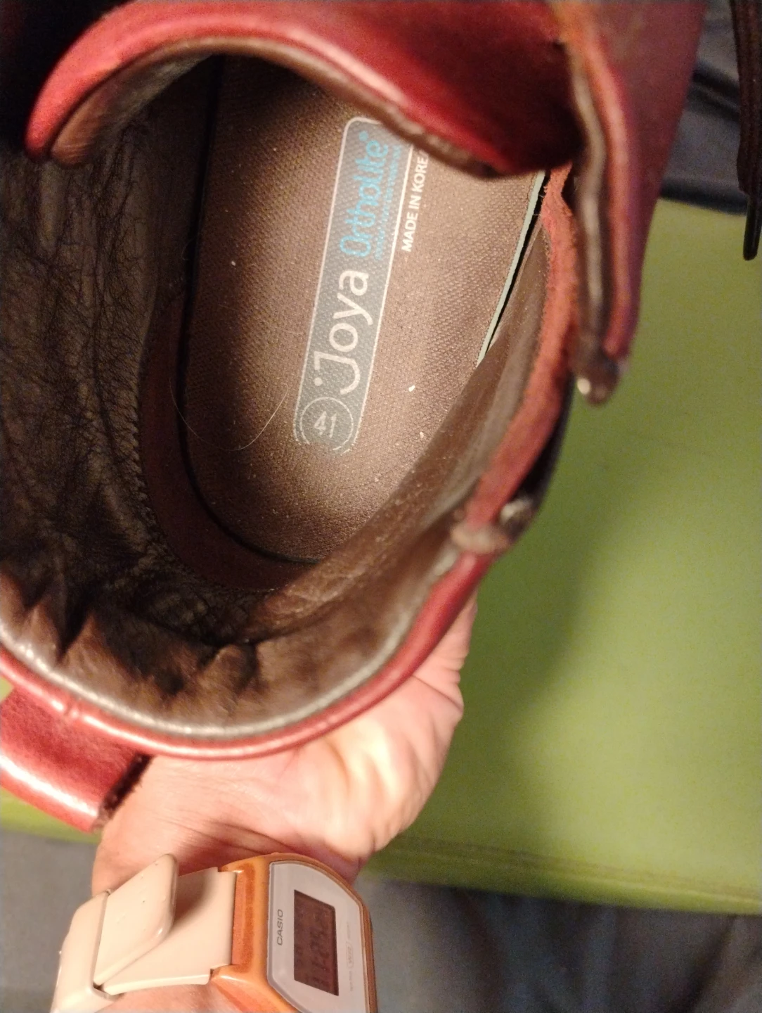 Joya Switzerland Women's Red Leather Boots Size 41 - photo 4