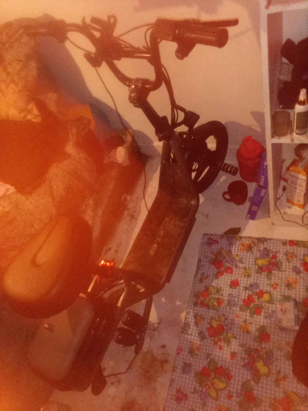 Black Electric Scooter with Seat - photo 3