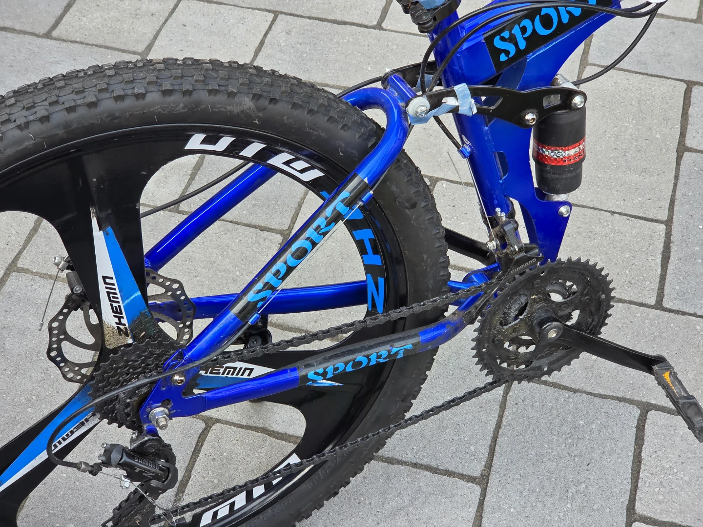 Full suspension MTB, disc brakes, click shift, 3-spoke wheels - photo 4