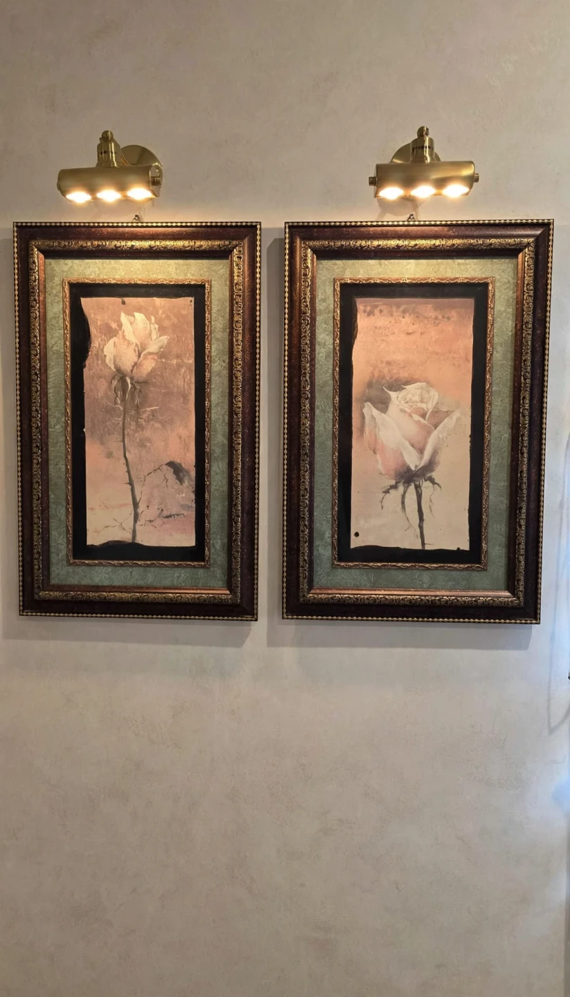 Set of 2 Framed Rose Print Wall Art - photo 2