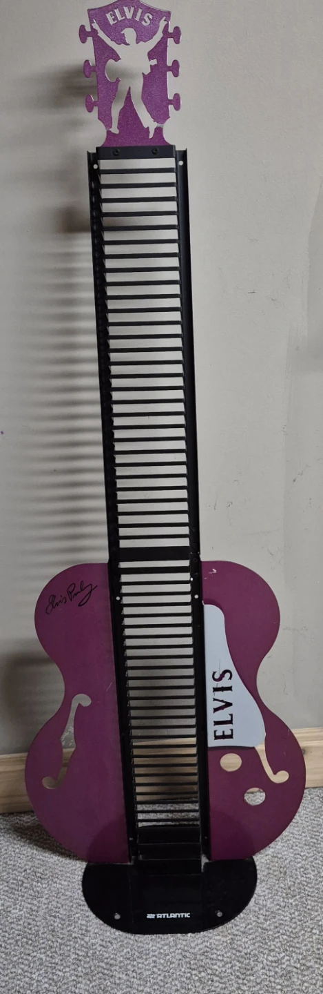 Atlantic Elvis Presley Guitar Shaped CD Rack