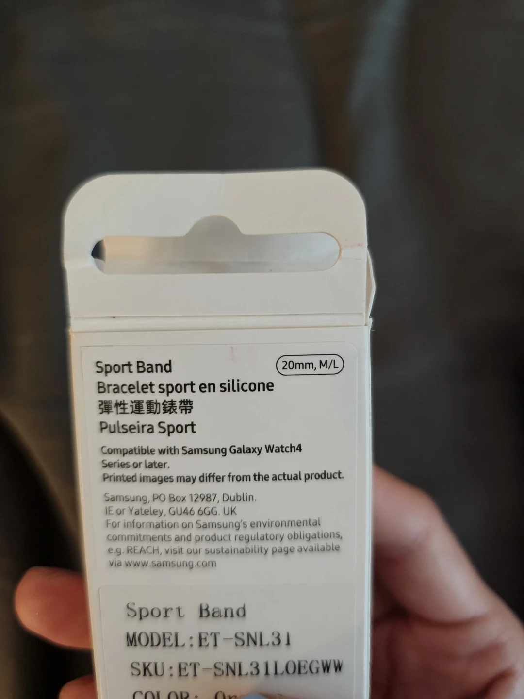 Samsung Sport Band 20mm M/L Orange - photo 4