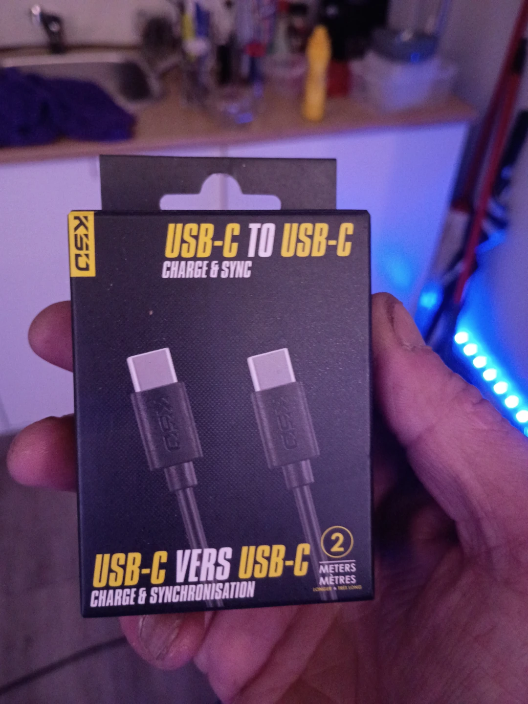 KSD USB-C to USB-C Charge & Sync Cable