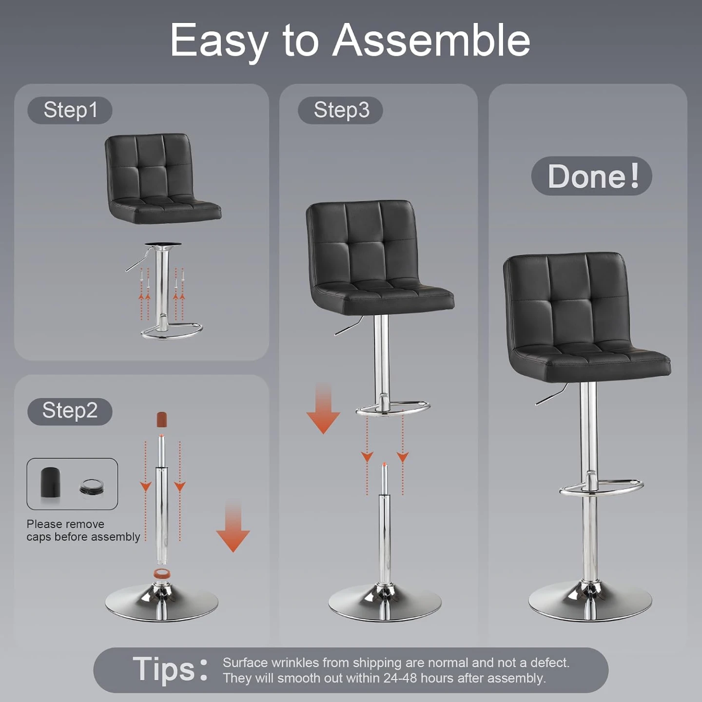 Bar Stools Set of 2 - photo 5