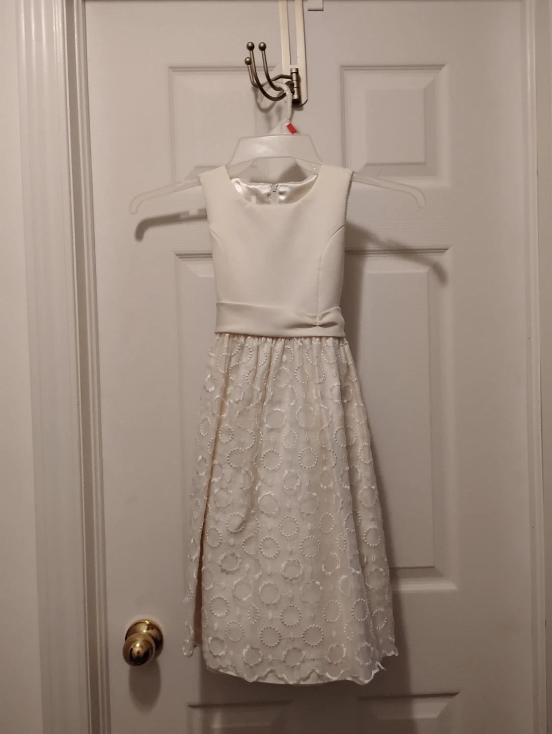 Girls Ivory Lace Special Occasion Dress