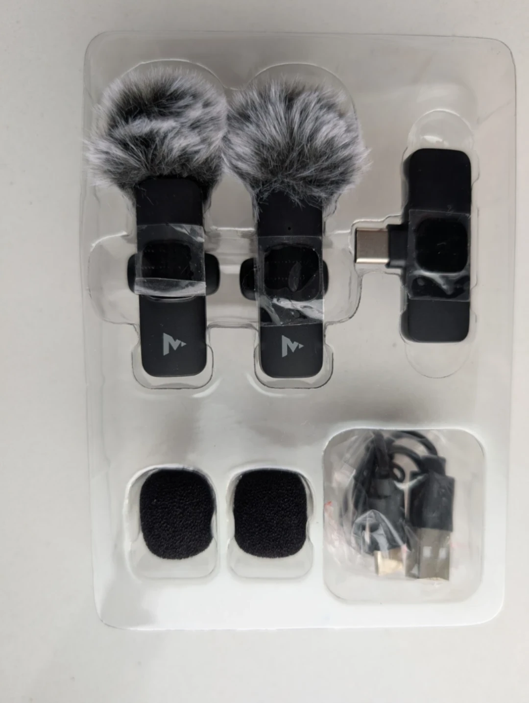 MVMT Wireless Lavalier Mics with Noise-Reduction Covers (2 Pack) - photo 2