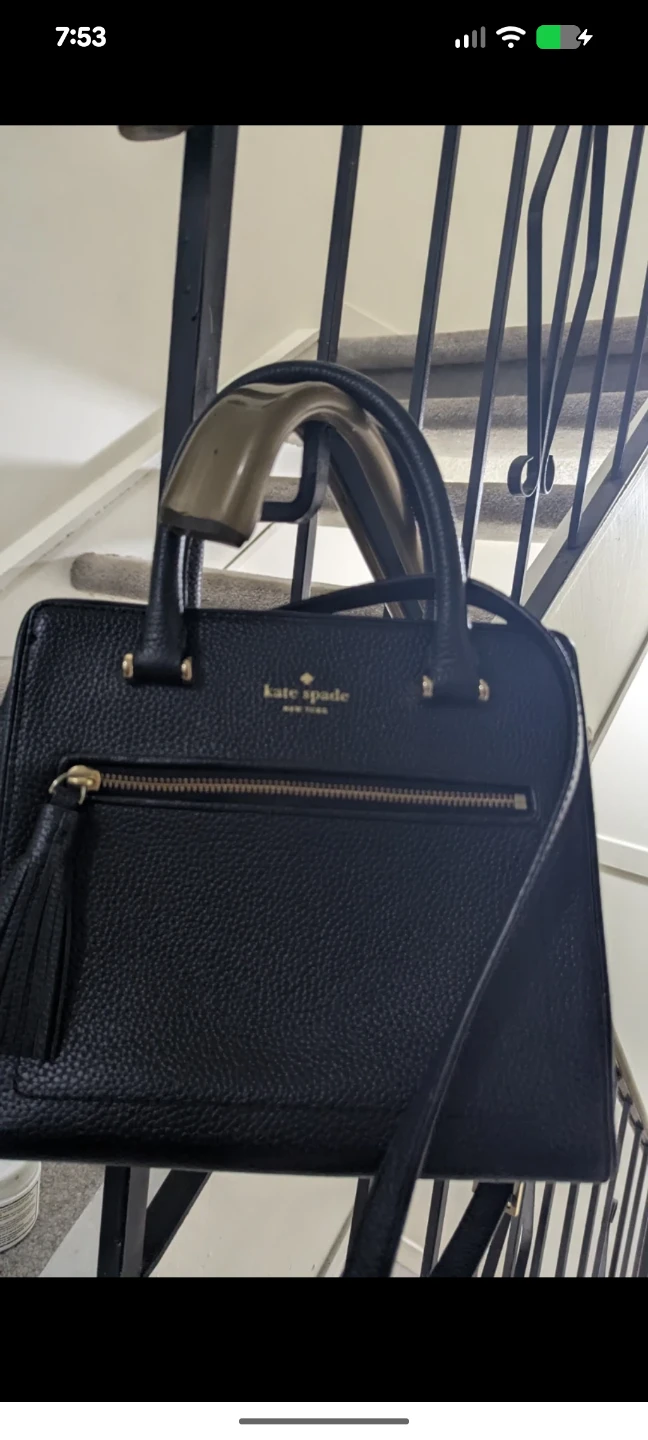 Kate Spade Black Leathel & Wallet Set/free delivery - photo 2