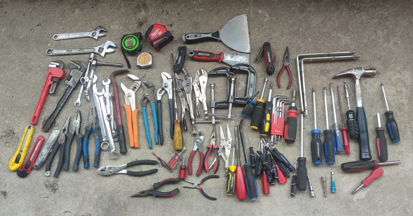 Husky Tool Bag with Assorted Tools
