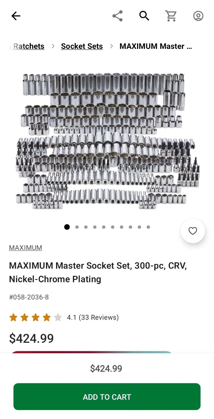 MAXIMUM 300-pc Master Socket Set and 5-Tray Tool Box - photo 2