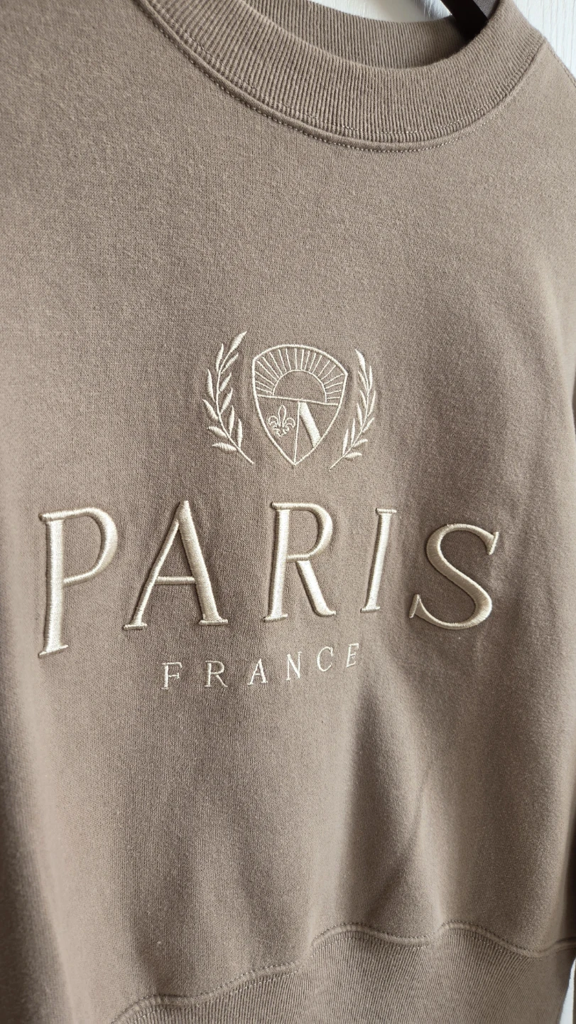Abercrombie & Fitch Paris Embroidered Sweatshirt XS - photo 2