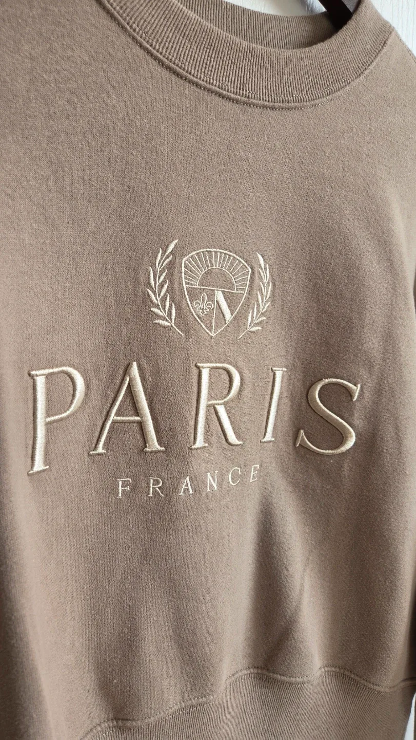 Abercrombie & Fitch Paris Embroidered Sweatshirt XS - photo 2