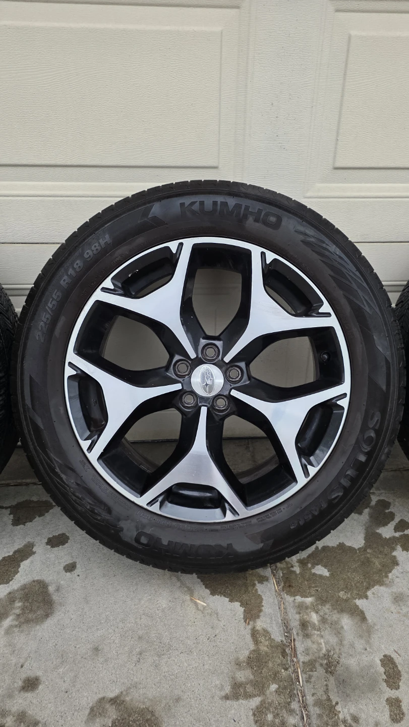 Kumho Tires with Subaru Rims 225/55R18 - photo 3