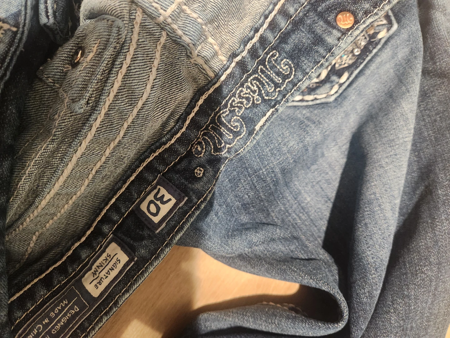 Miss Me Signature Skinny Jeans Size 30 - photo 4