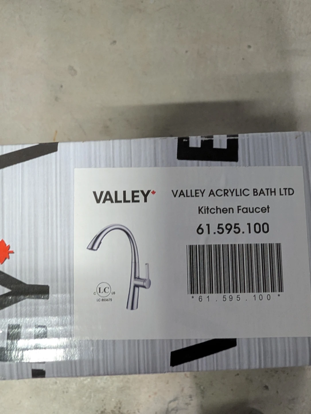 Valley Kitchen Faucet 61.595.100