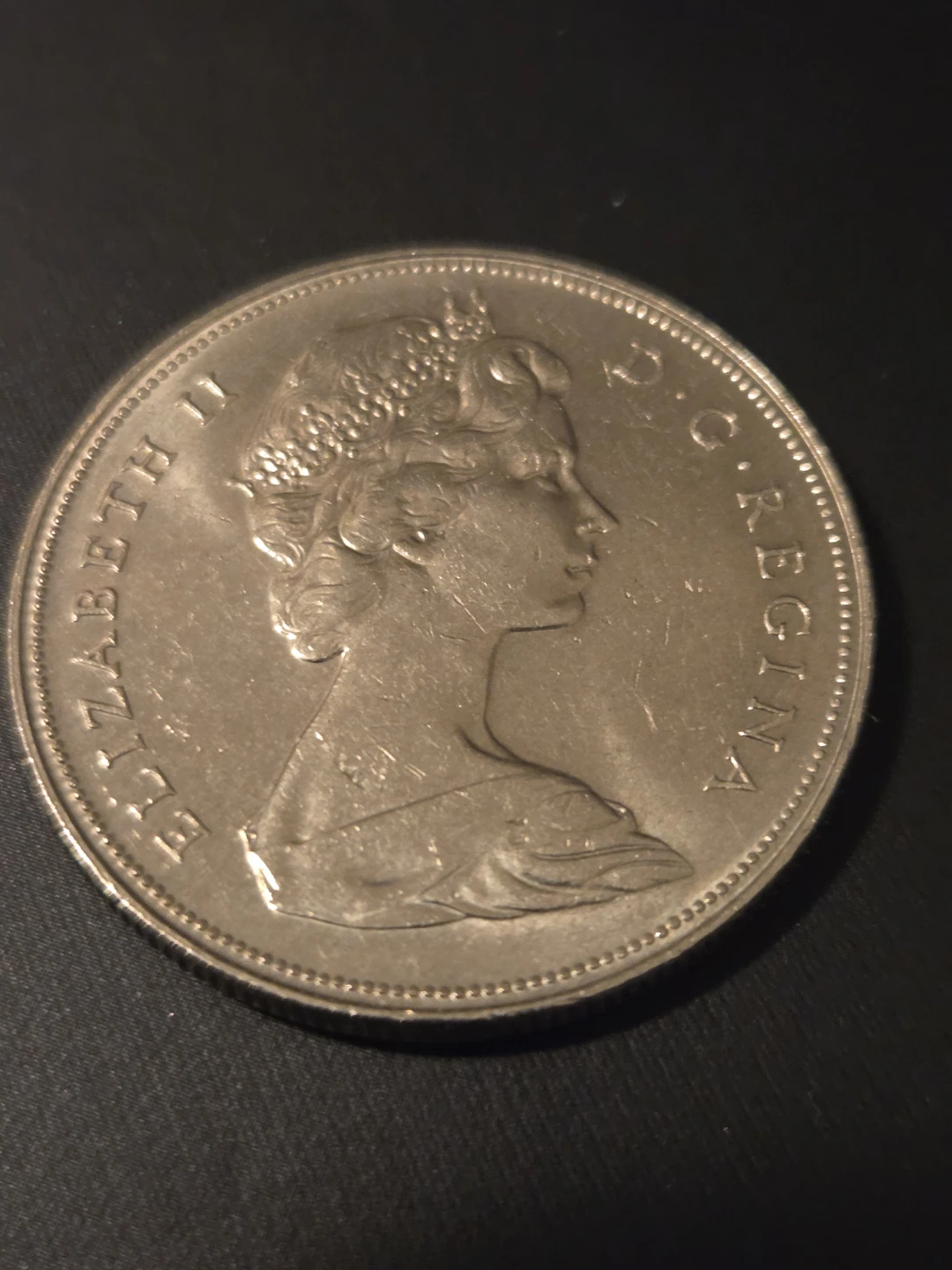 1969 Canadian Dollar Coin - photo 2