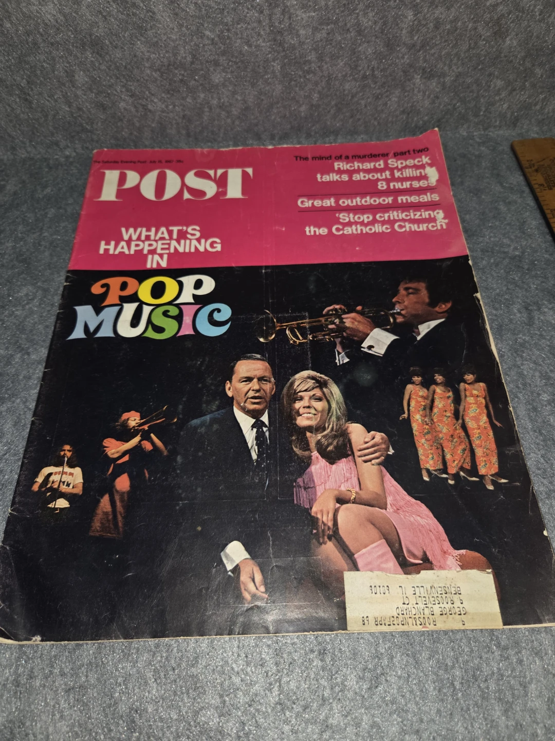 The Saturday Evening Post July 20, 1968 Pop Music Magazine