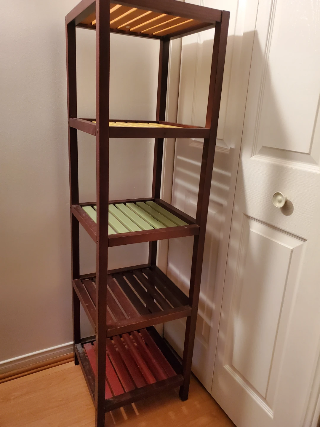 Tall Wood Shelf Unit