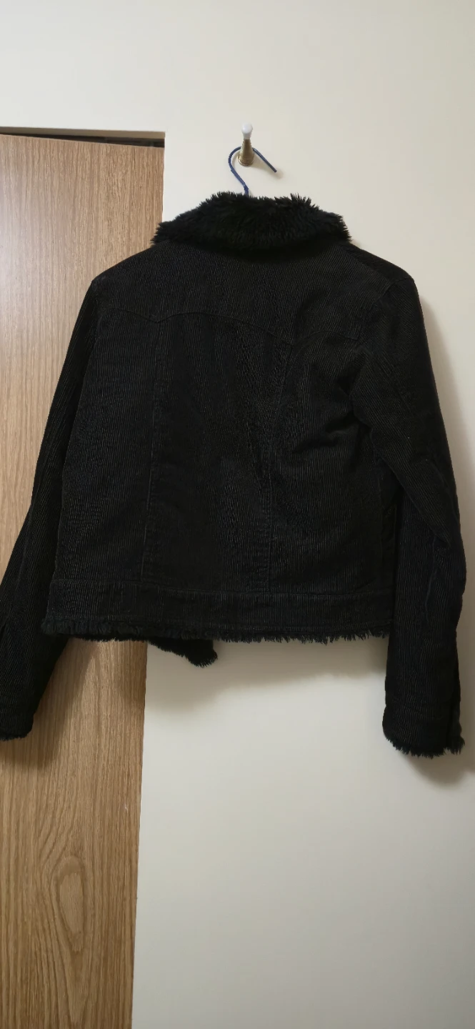Seduction Black Corduroy Jacket Size M - photo 2