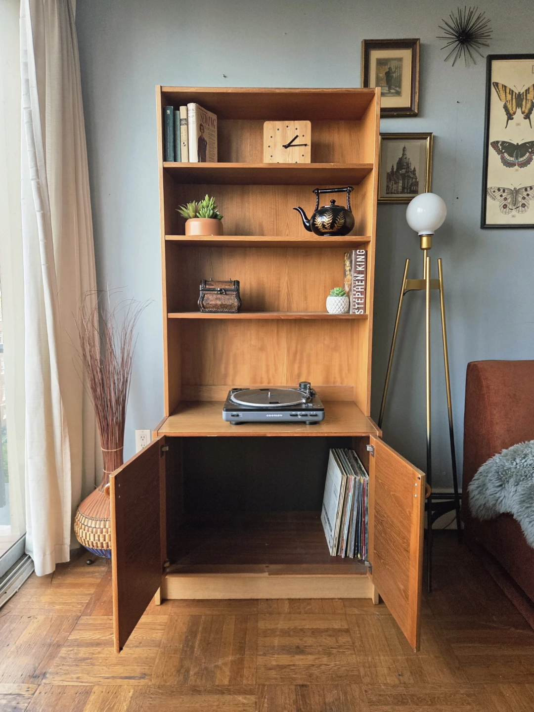 Vintage Danish Modern Teak Modular Wall Unit