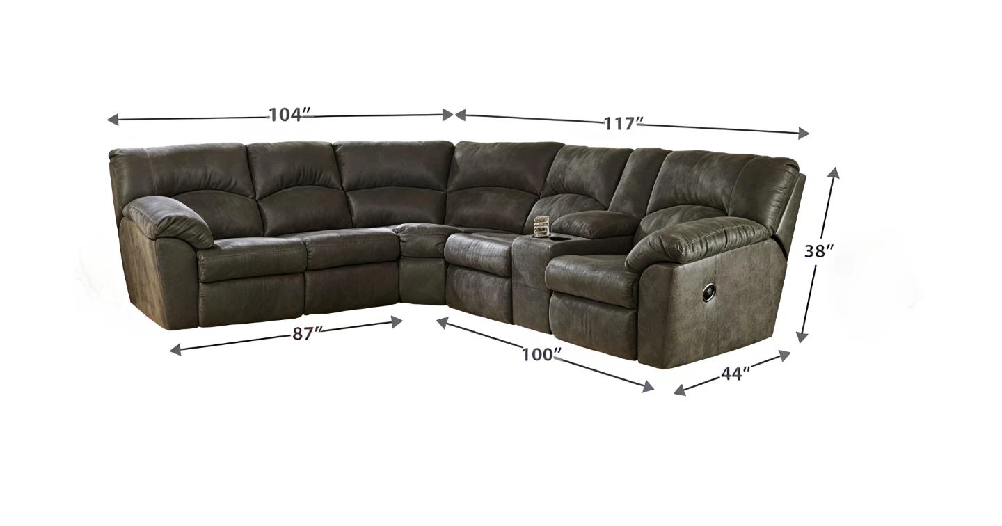 5 Seater reclining sofa - photo 5