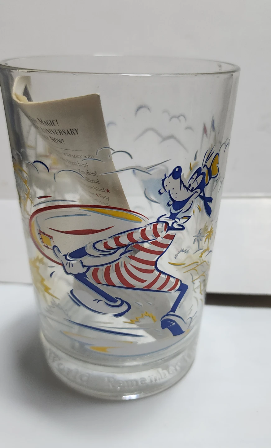 Disney World 25th Anniversary McDonald's Glass - photo 3