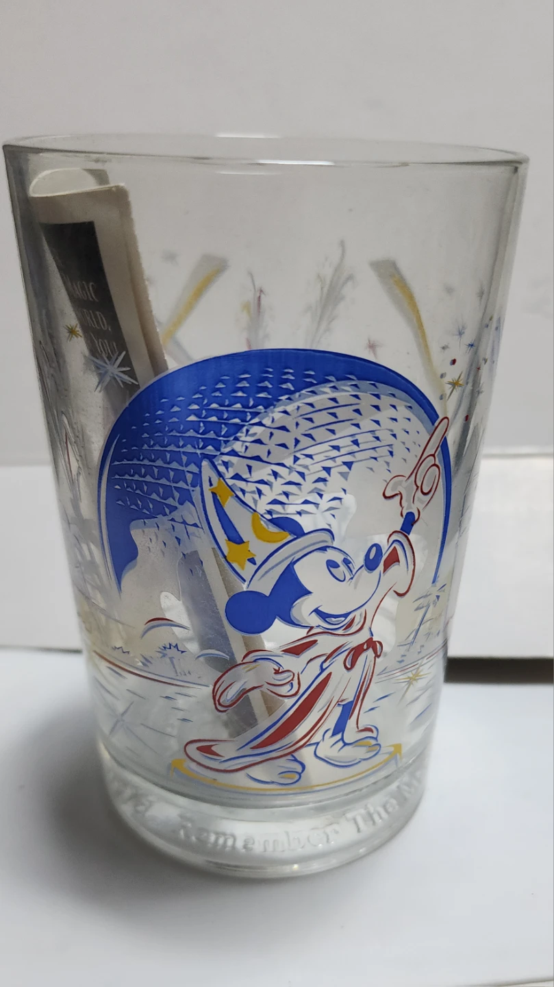 Disney World 25th Anniversary McDonald's Glass - photo 4