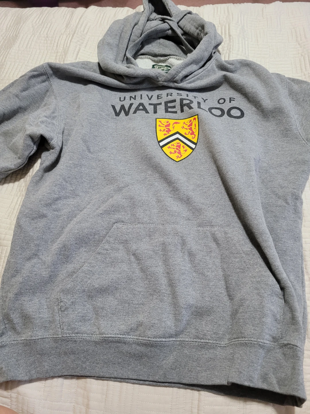 University of Waterloo Grey Hoodie