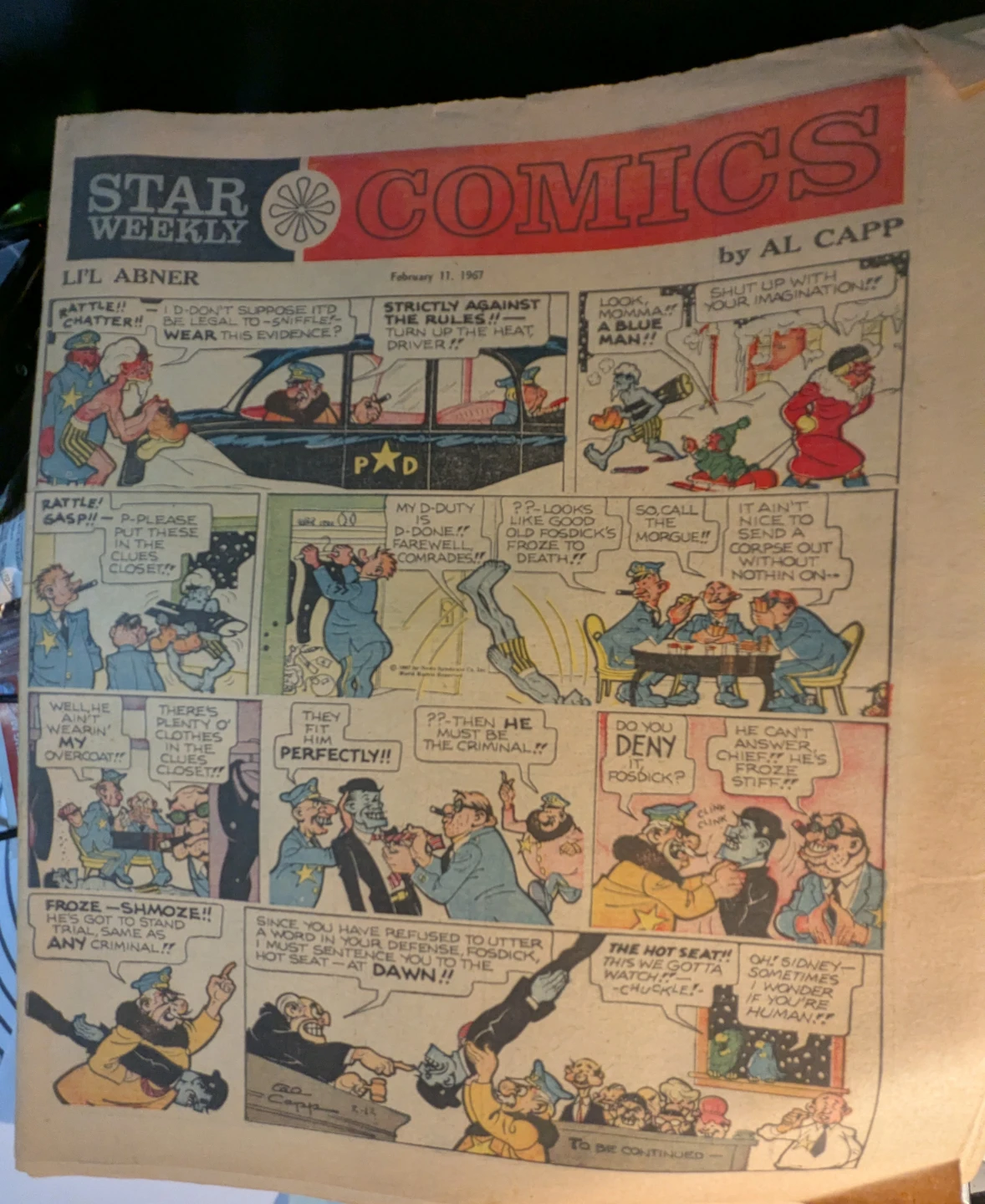 Star Weekly Comics - February 11, 1967