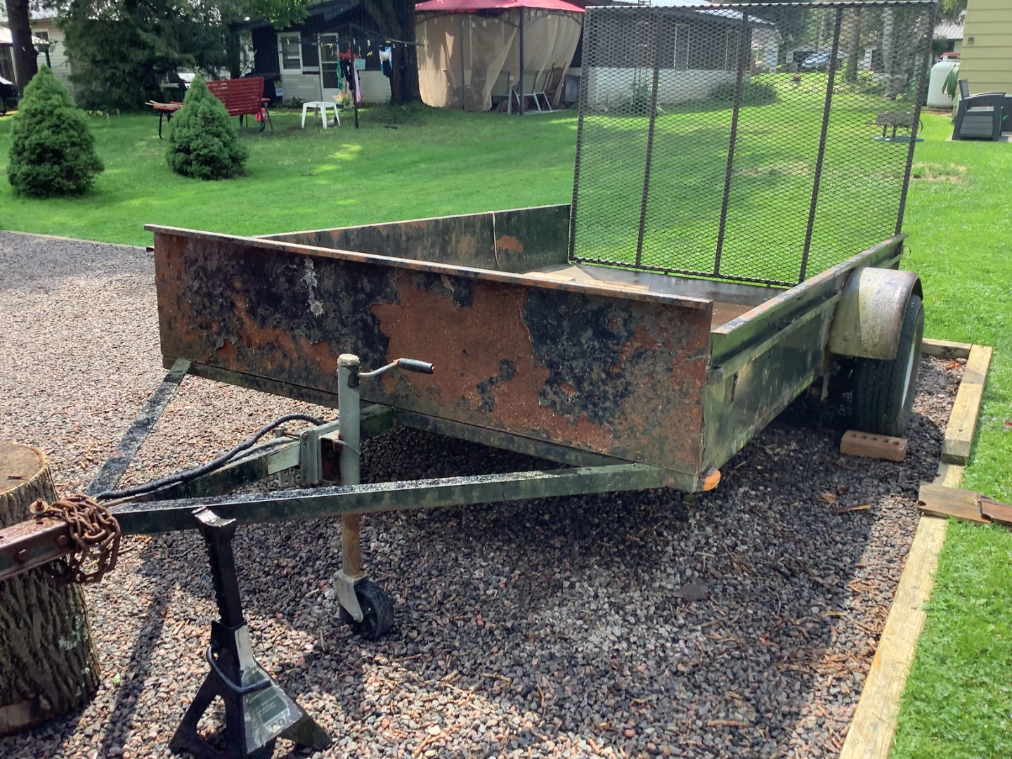 Utility Trailer with Mesh Cage - photo 2