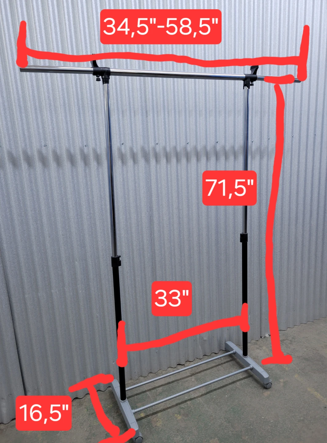 Rolling Garment Rack - photo 5