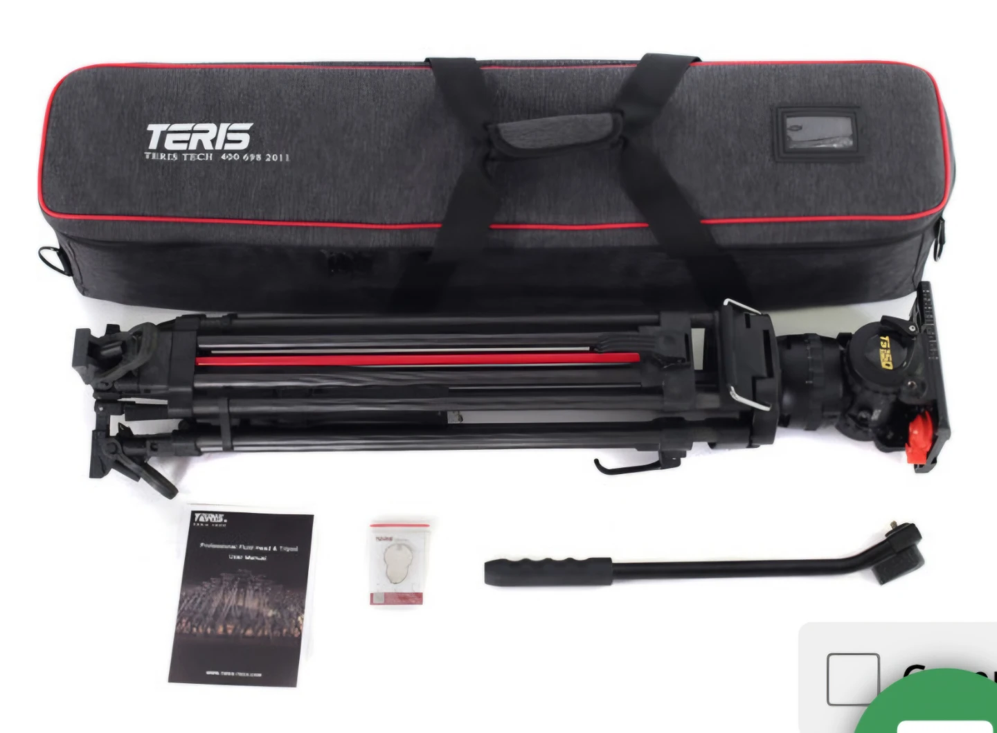 Teris TS150CF-Q Fluid Head & Tripod Kit (Carbon Fiber) - photo 2
