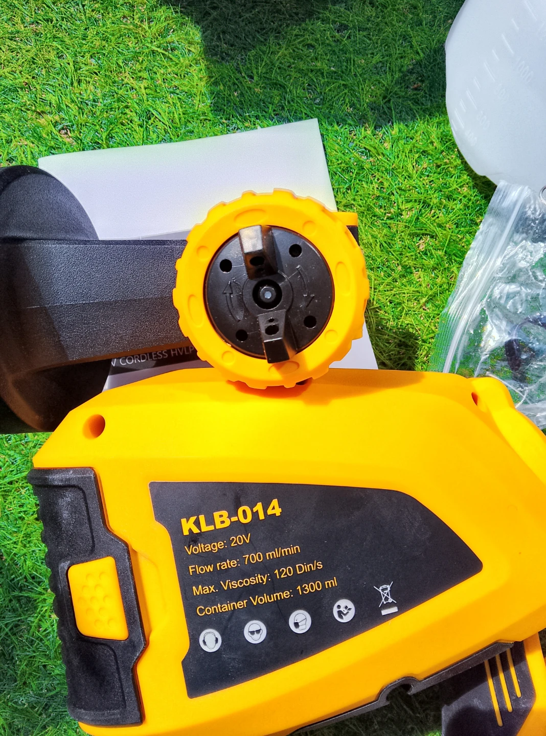 20V Cordless HVLP Paint Sprayer KLB-014 - photo 2