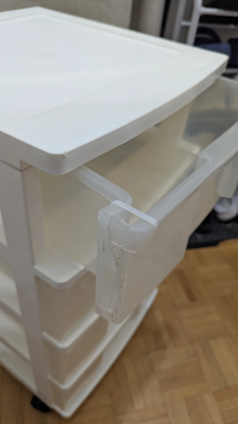 Cart Strong 4-Drawer Plastic Storage Organizer Stand Shelf Rack - photo 2