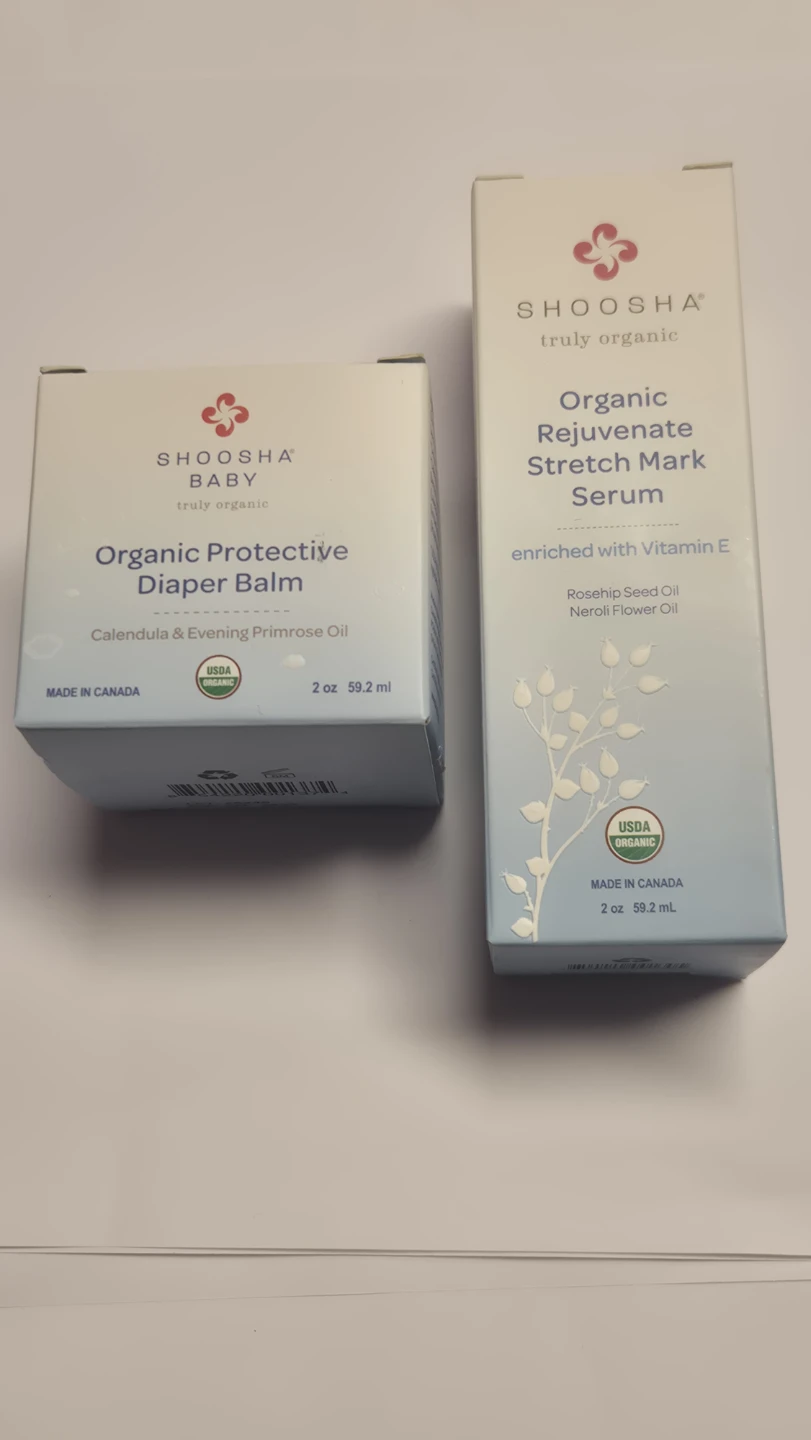 Shoosha Organic Stretch Mark Serum and Diaper Balm