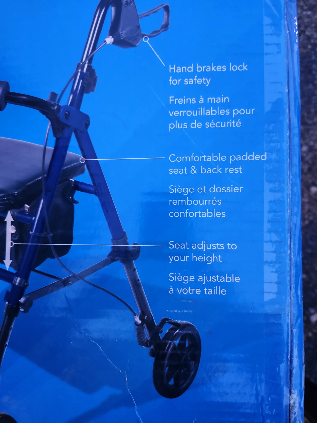 New Carex Step N' Rest Rolling Walker - photo 5