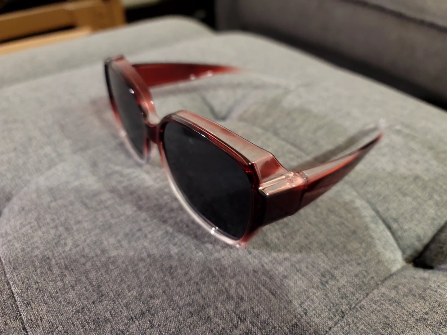 Women's Fit over Red & Clear Frame Sunglasses - photo 2