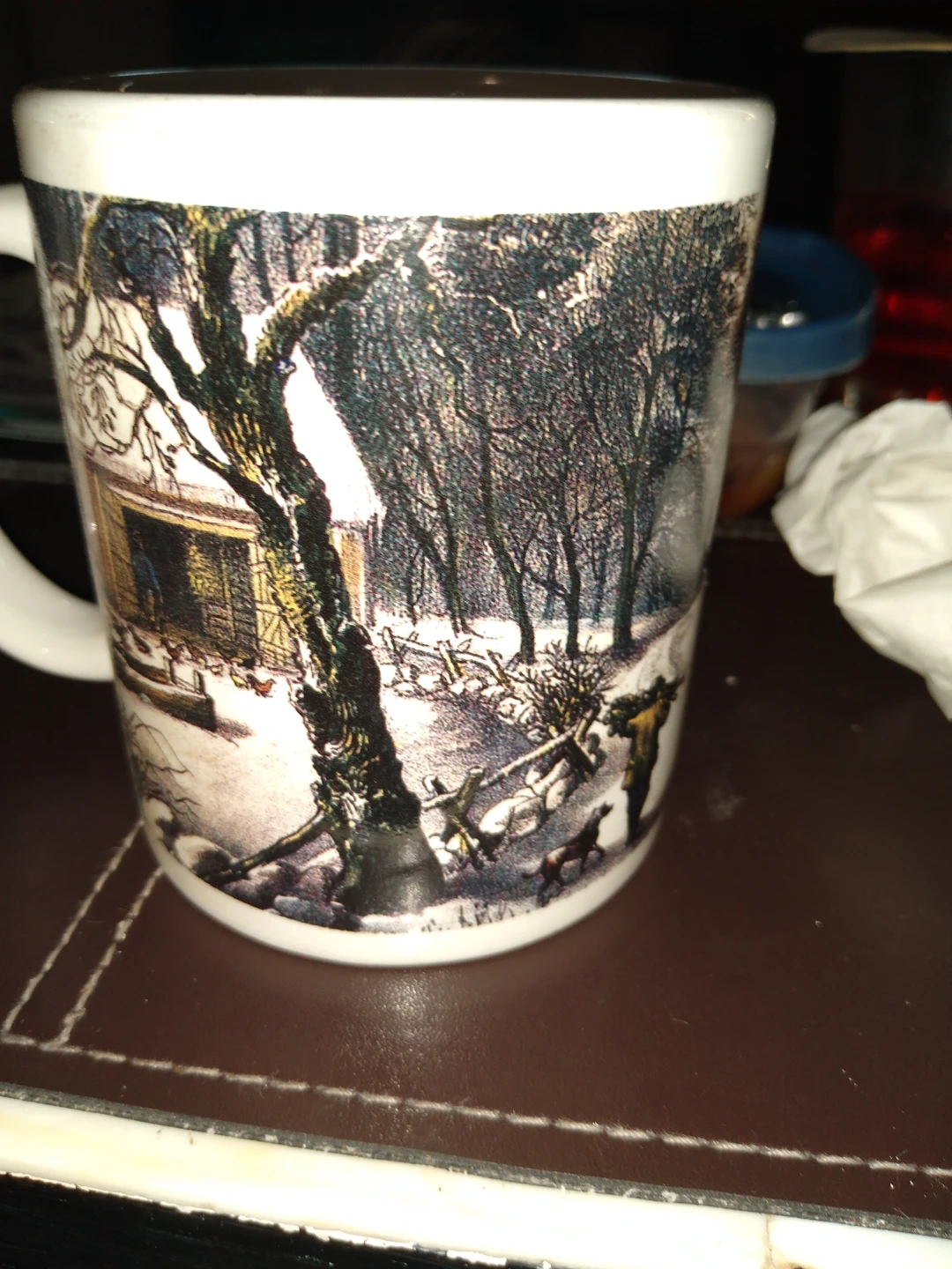 Career knives collector's mug American winter - photo 2