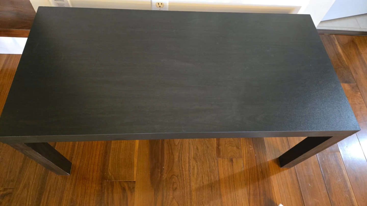 Price for all 3! 2 ikea black side tables + coffee table - photo 2