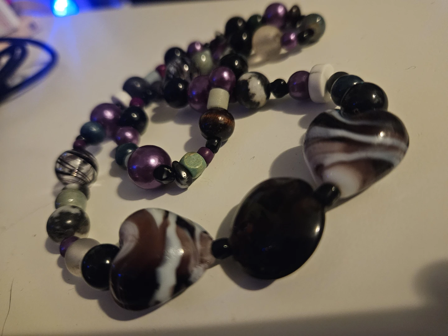 Heart you 💜 Bead Necklace! - photo 2