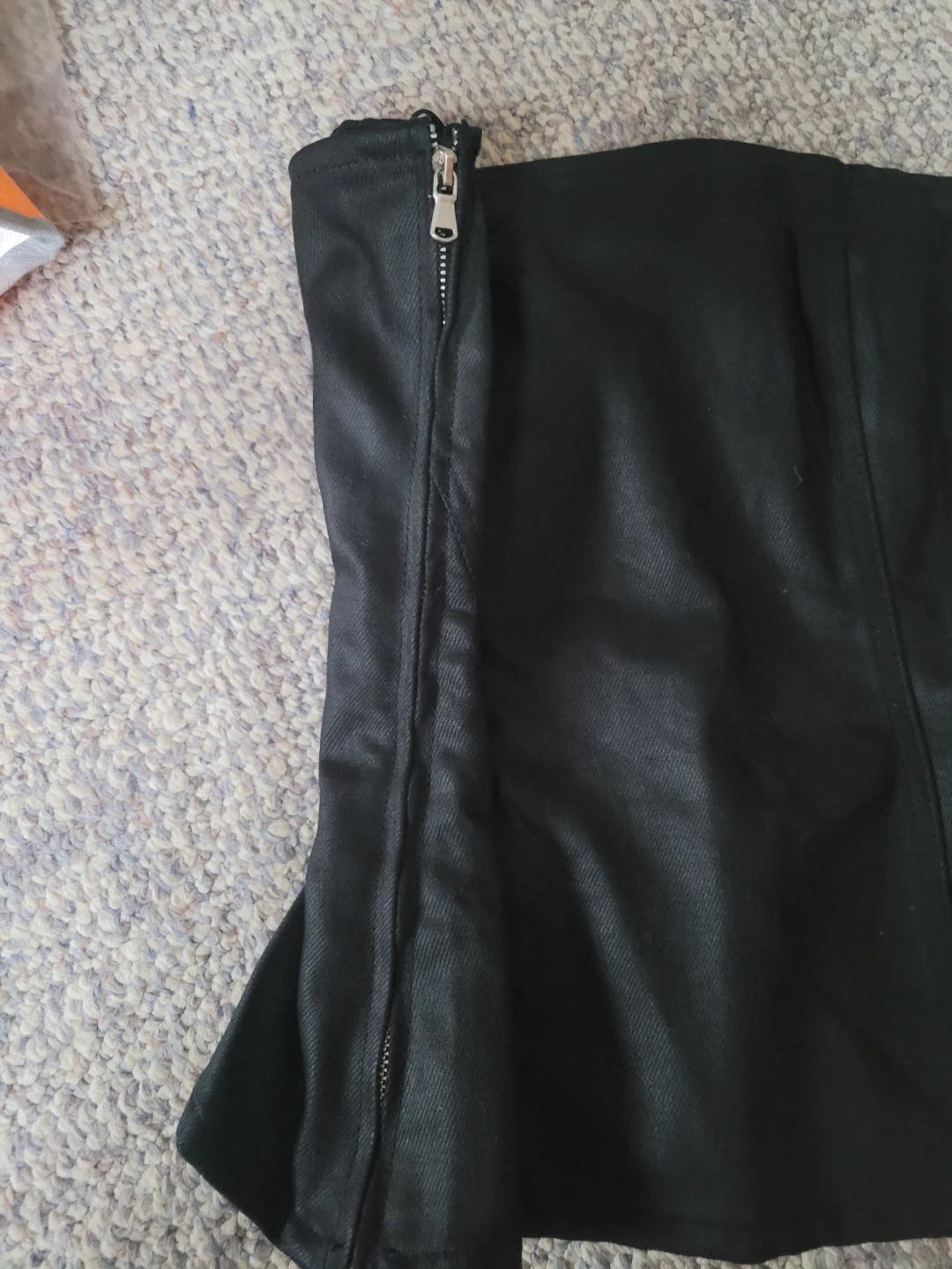 ZARA Black Strapless Corset Top - photo 2