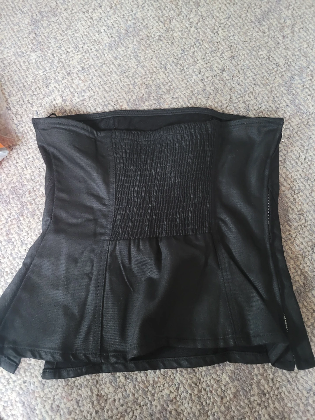 ZARA Black Strapless Corset Top - photo 3