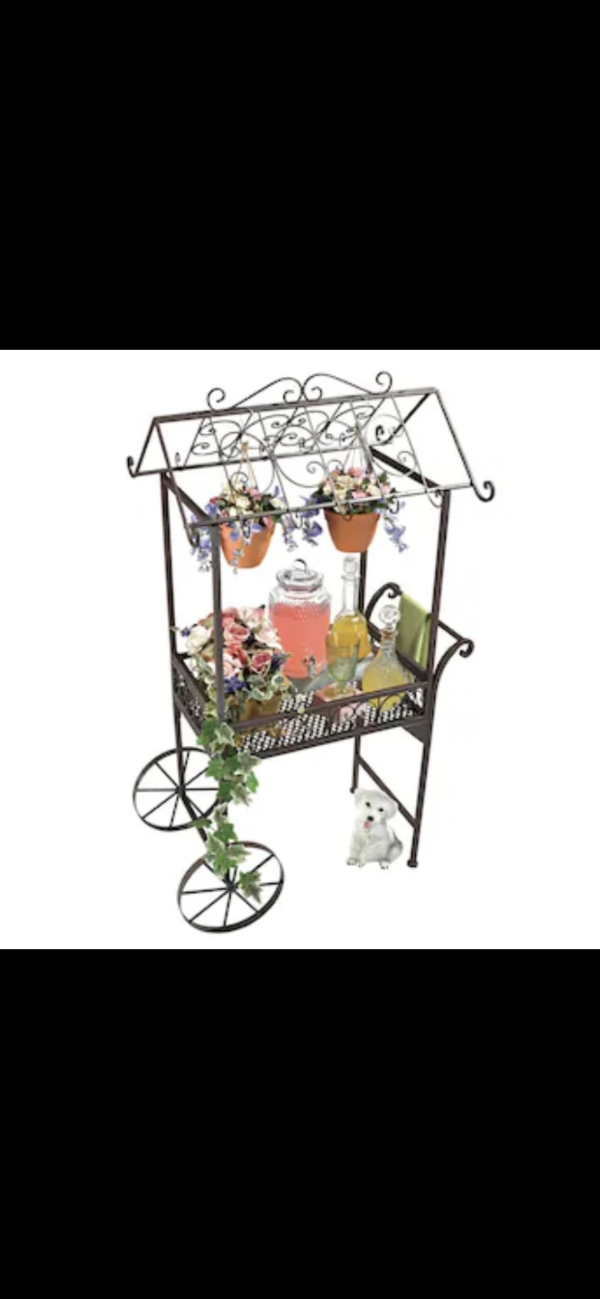 New metal Rolling Cart Display with wheels - photo 2