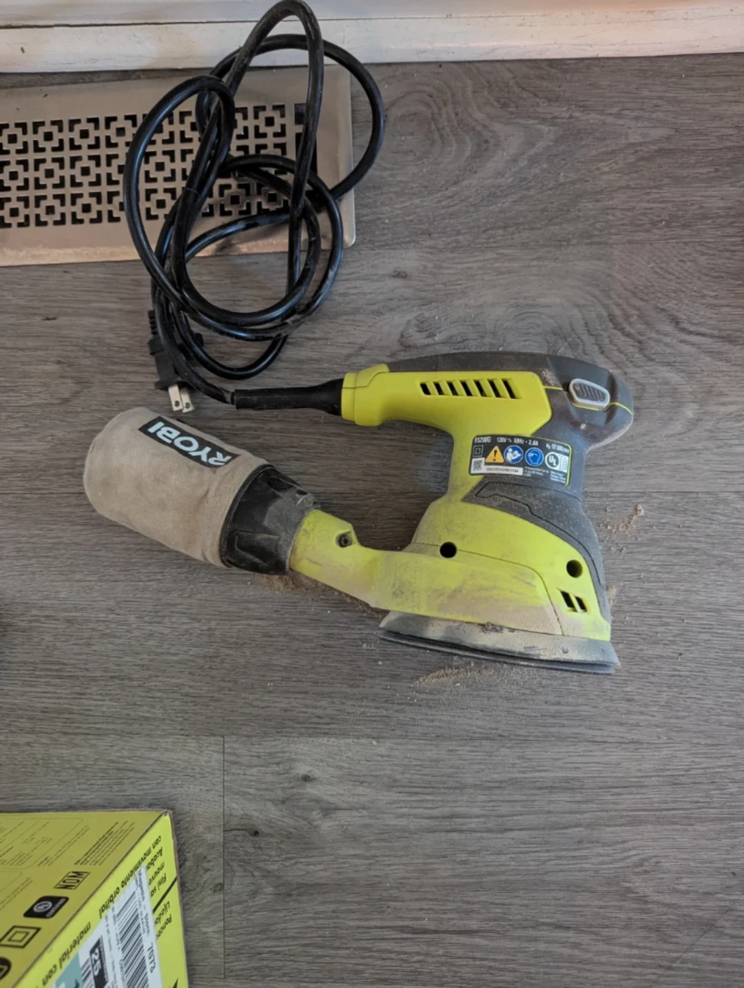 Ryobi 5" Random Orbit Sander with Dust Bag - photo 2