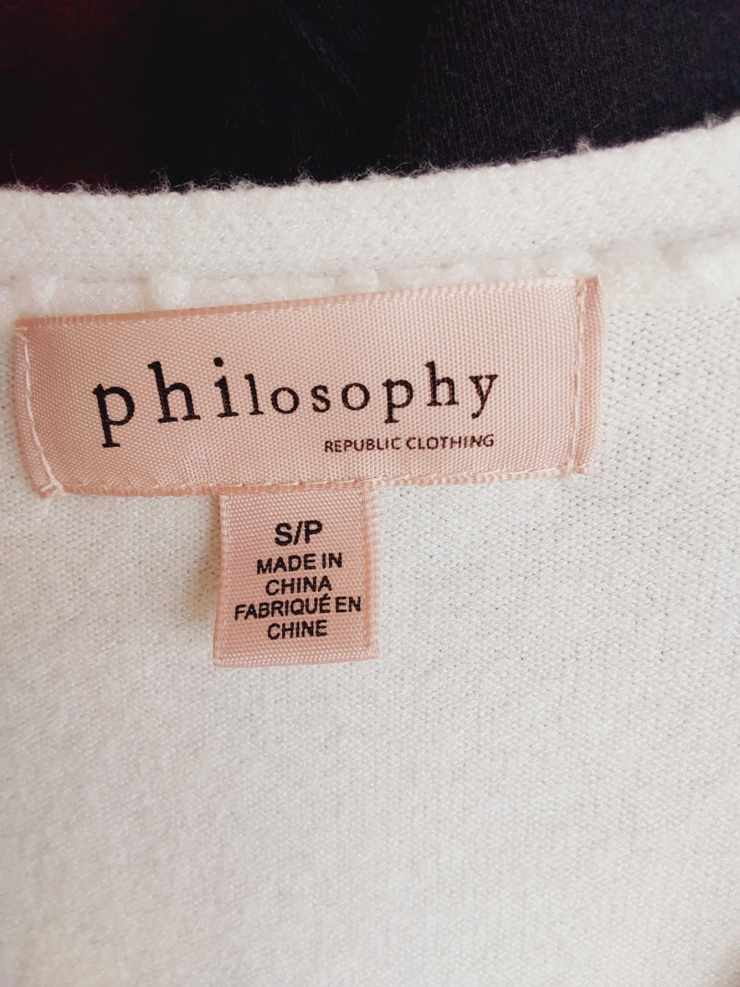 Philosophy Republic Clothing White V-Neck Top - photo 2